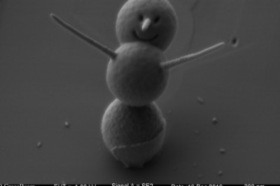 Самый маленький снеговик в мире  