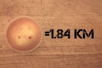 Калорийность рассчитана в соответствии с километрами бега. 