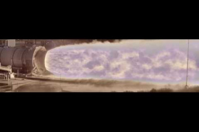 Как на самом деле выглядит работа космического ракетного двигателя