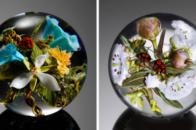 Стеклянные цветы как изюминка современного искусства.