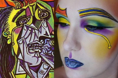 Картины на лице