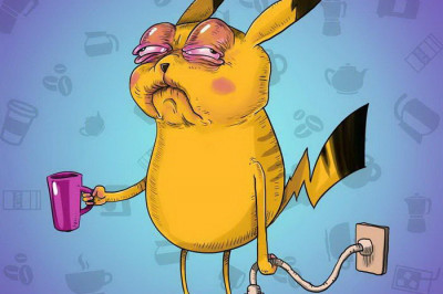 Кофейная зависимость, забавные иллюстрации Samuel Milham