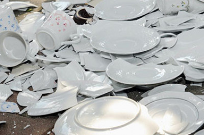 Битая посуда- на счастье?