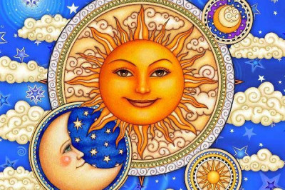 От чего зависит палитра Луны и Солнца?