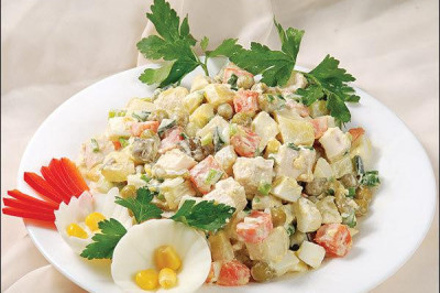 История создания салата 