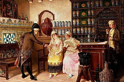 Как выглядели первые аптеки?