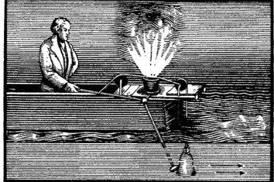 Как определили скорость звука в воде в XIX веке?