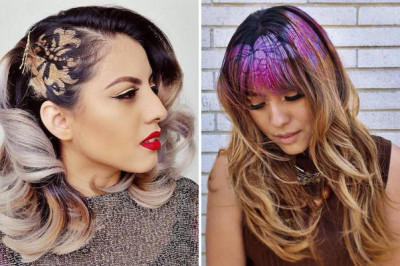 Граффити на волосах – что-то новое