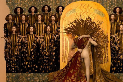 Фотограф оживляет психоделичные картины