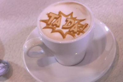 Удивительный принтер для печати на кофейных напитках