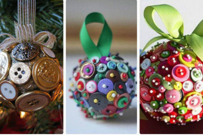 Отличные идеи ёлочных игрушек собственными руками