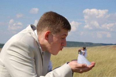 Креативные фото от свадебного фотографа