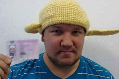 Пастафирианец за рулем автомобиля