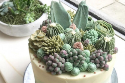 Кексы-кактусы привлекают внимание оригинальностью