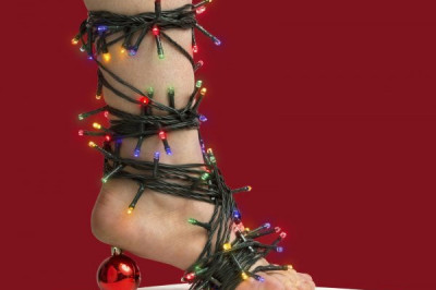 Серия обуви, создана из подручных материалов