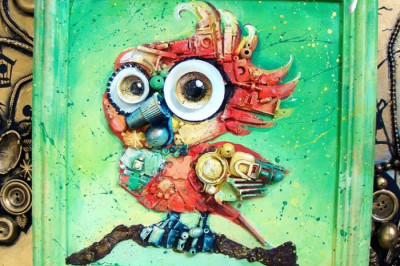 Потрясающие картины из мусора