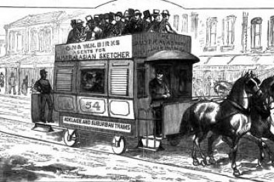 Как выглядел первый трамвай?