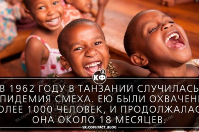 Эпидемия смеха- массовое заболевание или веселое настроение?