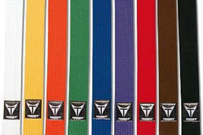 Цветовая гамма поясов в боевых искусствах