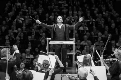 По какой причине дирижер пожимает руку именно первой скрипке?