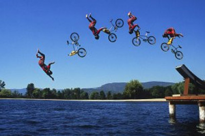 Как правильно прыгать на велосипеде?